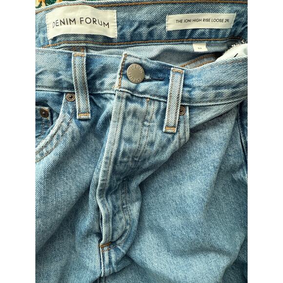 Aritzia Denim Forum The Joni High Rise Loose 29L Jeans Blue Size 27 - Picture 9 of 12